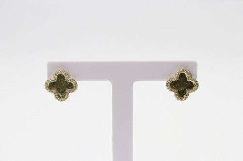 Brinco Trevo Dourado