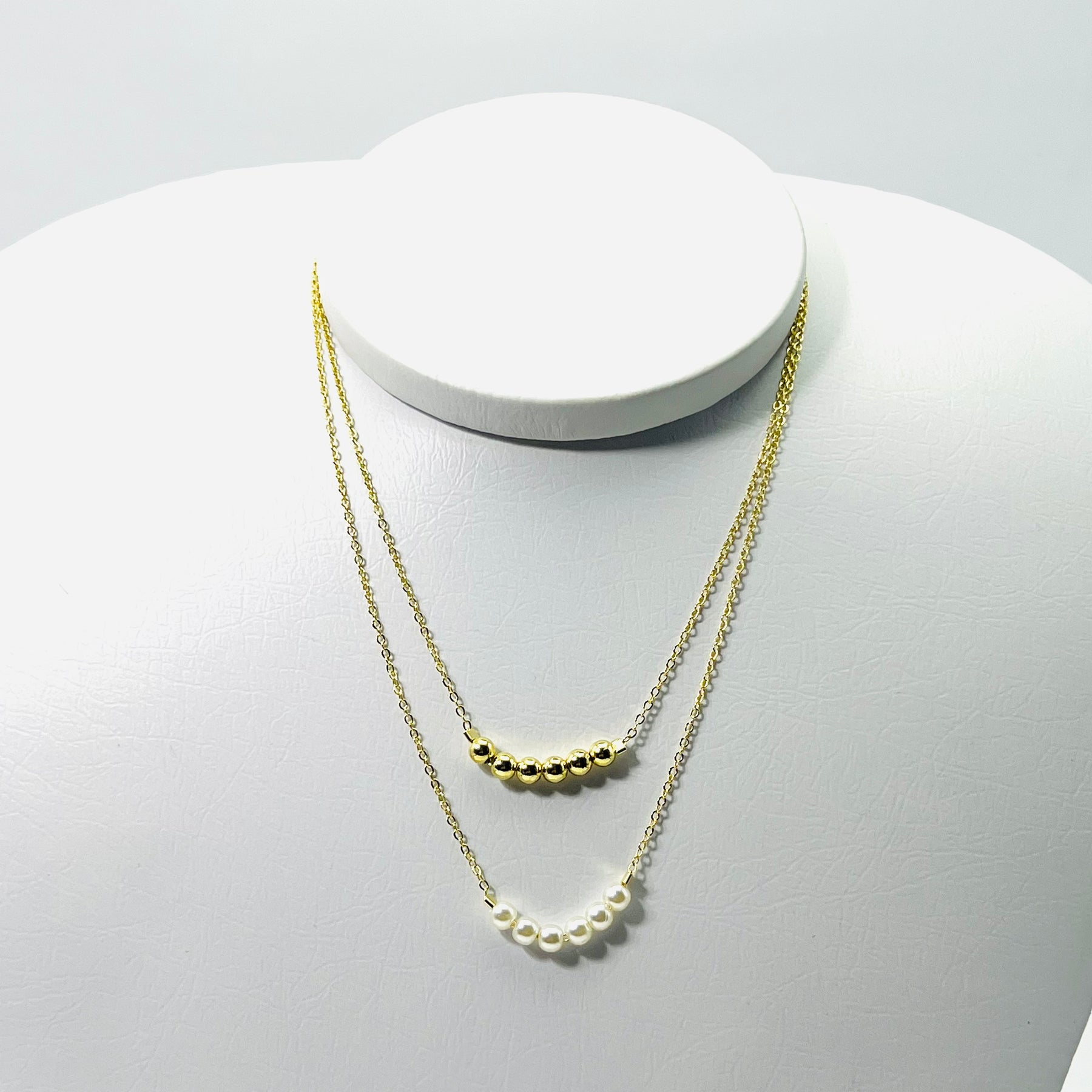 Cola Duplo Pérolas E Bolas