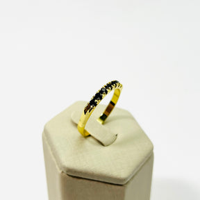 Anel Lena Banhado A Ouro 18k - Vasques Semijóias