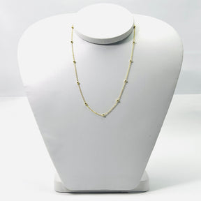 Colar Bolinhas Douradas