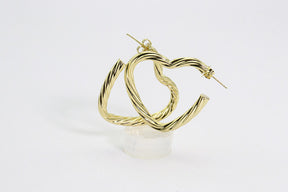 Brinco Argola Coração Tenderness