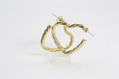 Brinco Argola Coração Tenderness