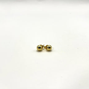 Brinco Bolinha Banhado em Ouro 18k