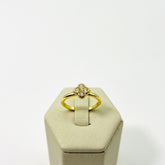 Anel Flor Semijoia Vasques Com Zircônia Delicado