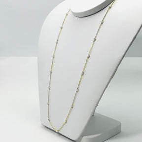 Colar Perolas Intercaladas