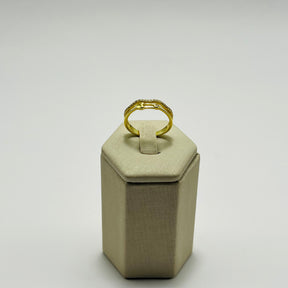 Anel Yara Vasques Semijóias Banhado A Ouro Com Coração