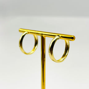 Brinco Argola Dourada Tradicional