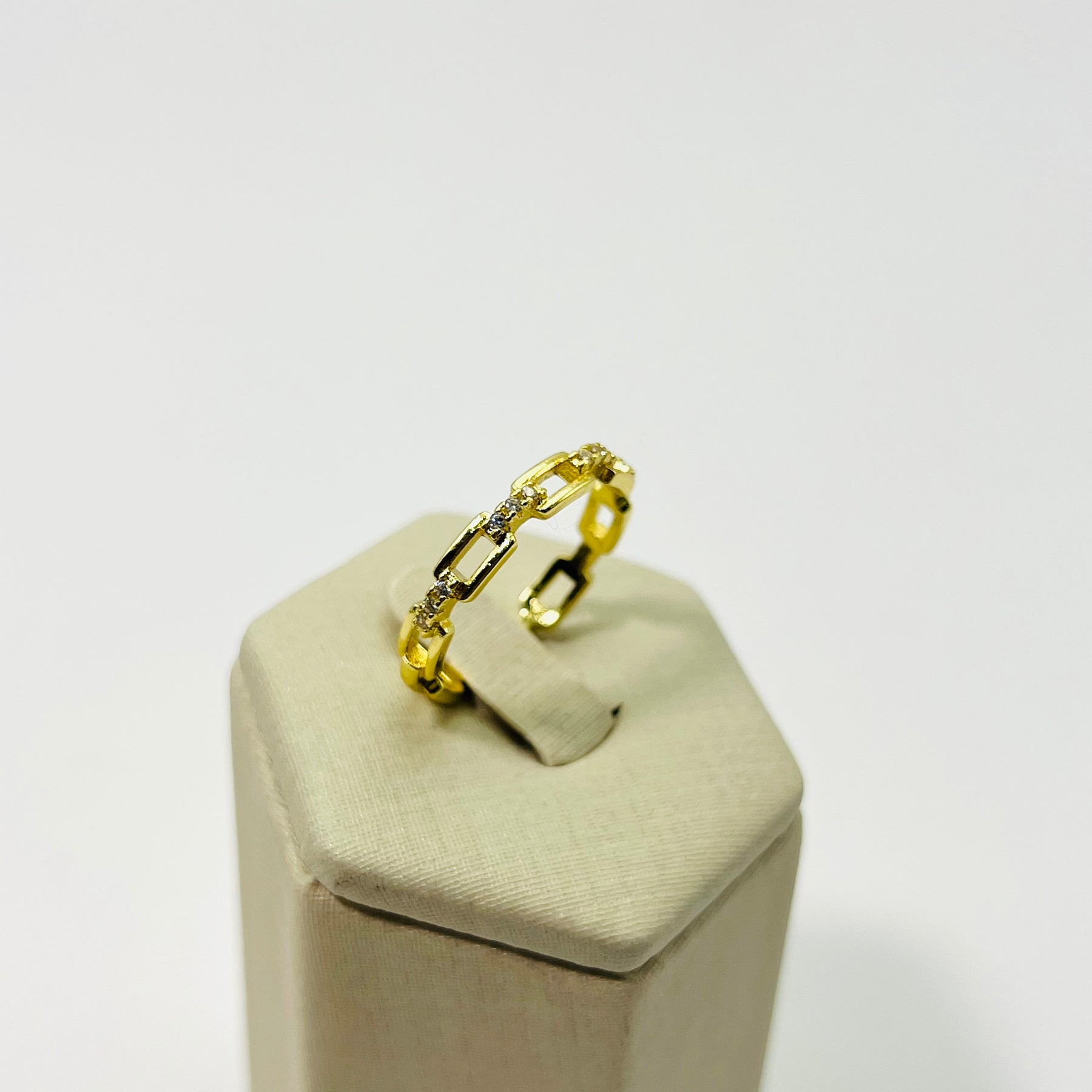 Anel Nara Geométrico Vasques Semijóias Com Zircônias