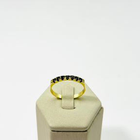 Anel Lena Banhado A Ouro 18k - Vasques Semijóias