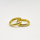 Brinco Argola Dourada Tradicional