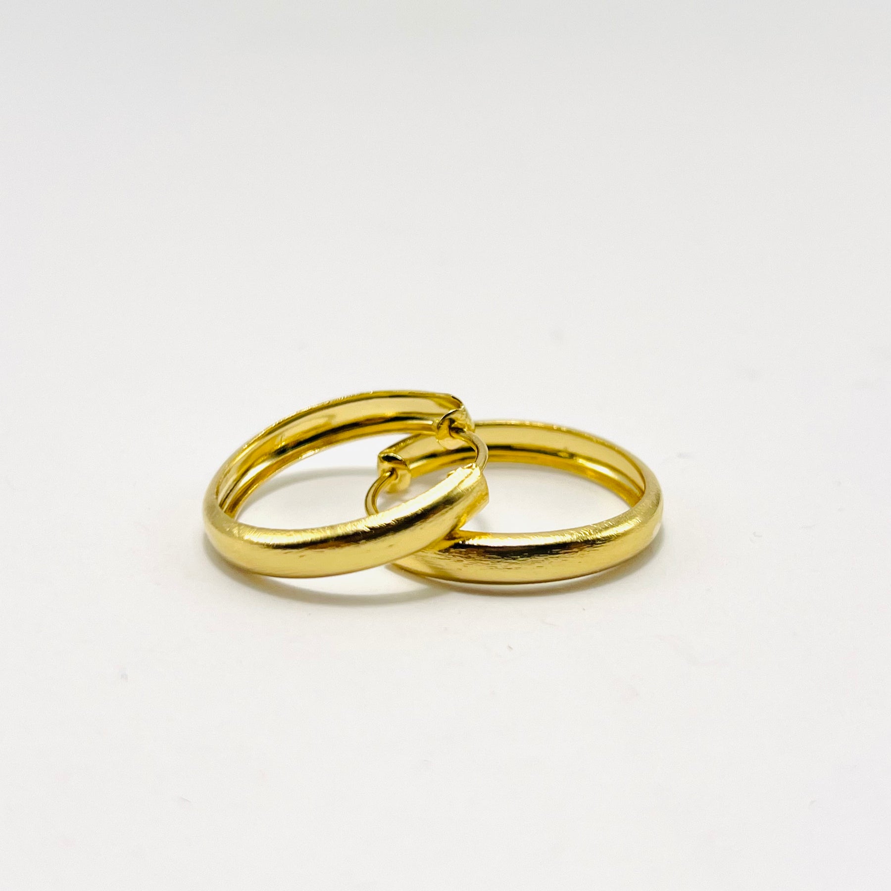 Brinco Argola Dourada Tradicional