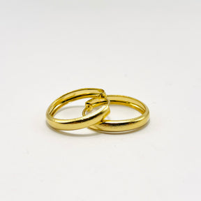 Brinco Argola Dourada Tradicional