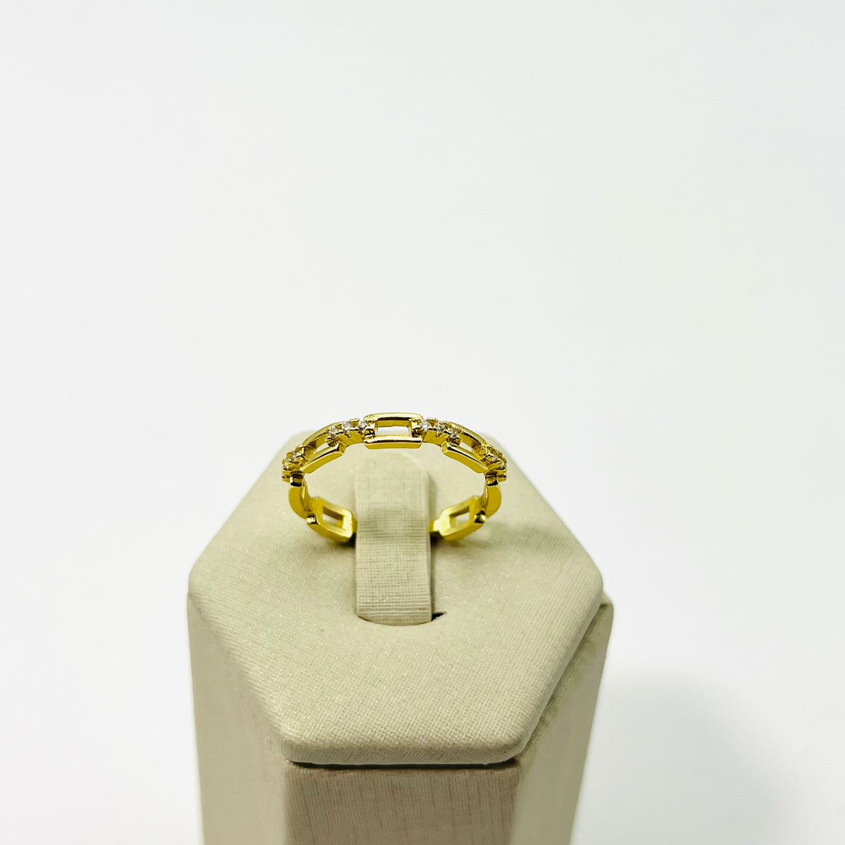 Anel Nara Geométrico Vasques Semijóias Com Zircônias