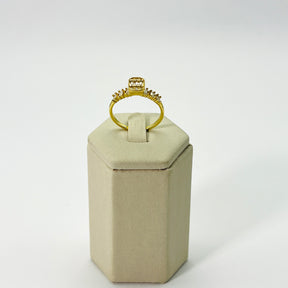 Anel Solitário 16 Pedras