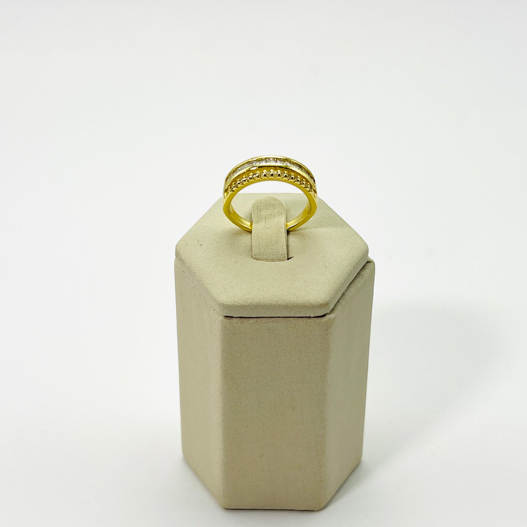 Anel Aro Duplo Brilhante