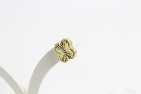 Brinco Trevo Oriente Dourado