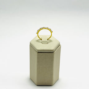 Anel Amira Vasques Semijóias Banhado A Ouro 18k