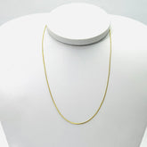 Colar Veneziana Vazques Em Ouro 18k 24cm Unissex