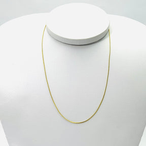 Colar Veneziana Vazques Em Ouro 18k 24cm Unissex