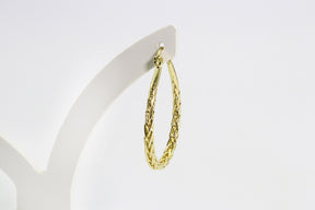 Brinco Argola Trançada