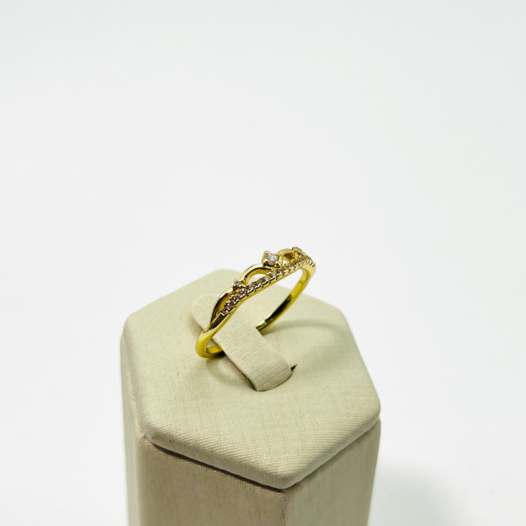 Anel Coroa Vasques Semijóias Com Zircônia Delicado