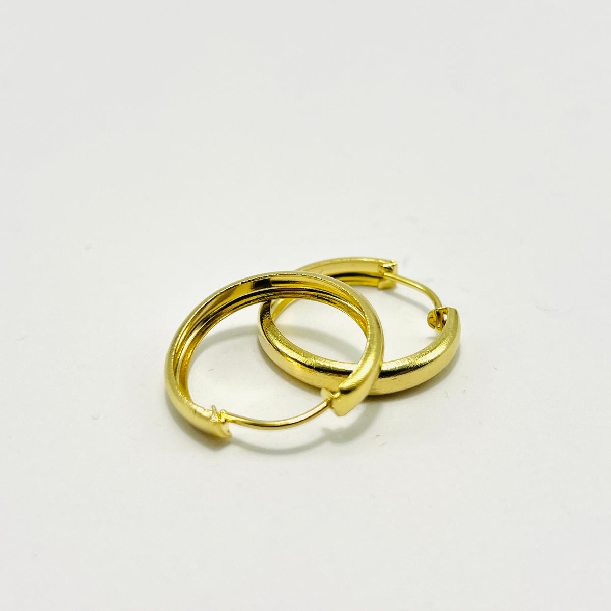 Brinco Argola Dourada Tradicional