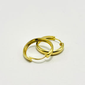 Brinco Argola Dourada Tradicional