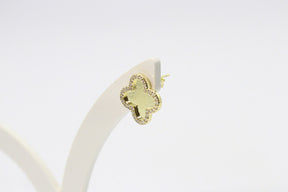 Brinco Trevo Dourado