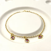 Pulseira Romance Rosa